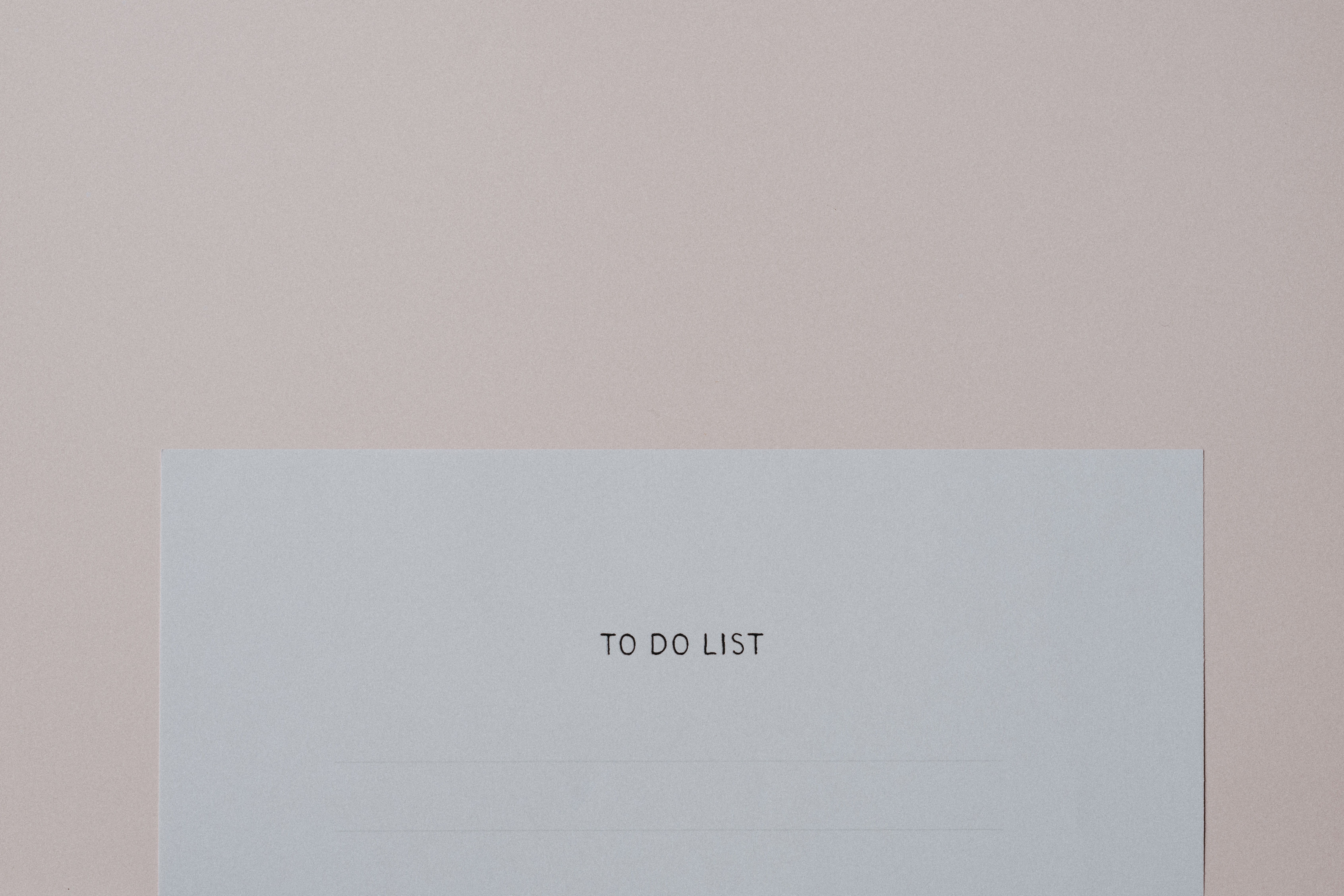 To-Do List